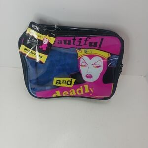 wet n wild Villains Makeup Bag with Pink and Black Design